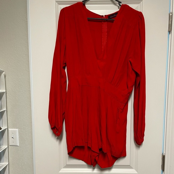Motel Rocks Red Romper - Picture 4 of 7